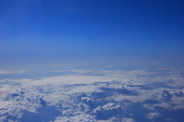 blue sky with clouds