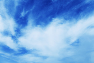 blue sky with clouds