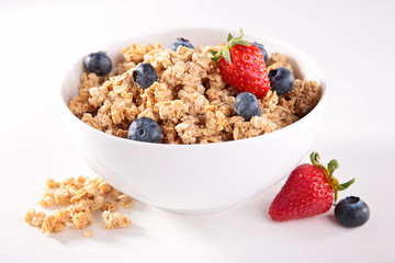 muesli with berry fruit