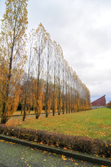 Soviet War Memorial in Treptower Park, Berlin, Germany Panorama