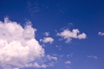 blue sky with clouds