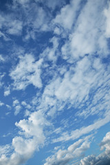 blue sky with clouds