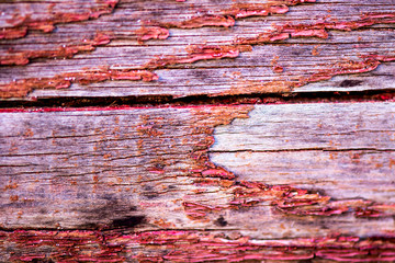 Painted Old Wooden Wall with sand on it