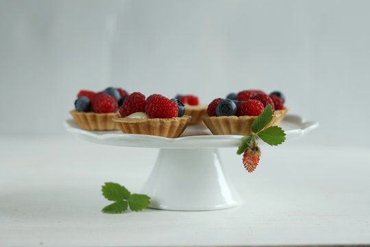 cupcakes with forest fruits
