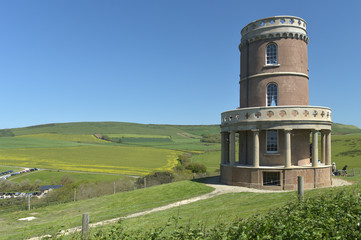Fototapeta na wymiar Clavell Tower, Kimmeridge Bay, Dorset