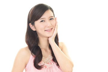 Fototapeta premium 笑顔の美しい女性