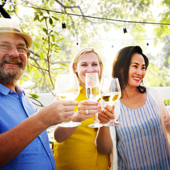 Friends Friendship Party Hanging out Concept