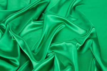 Green silk background