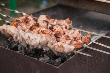 Shashlik barbecue