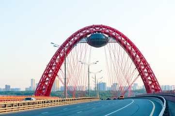 Zhivopisny suspension bridge