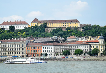 Obraz premium Old buildings of Budapest city, Hungary