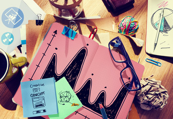 Diagram Parabola Investment Equation Graph Concept