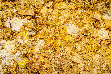 Gold left background