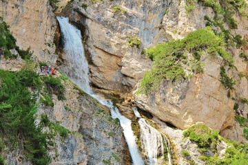 Cascata di Fanes, Cortina, Südtirol