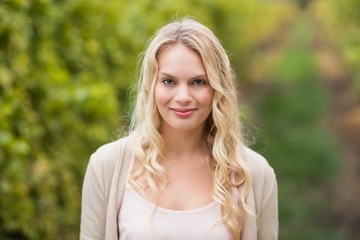 Smiling Woman looking at camera