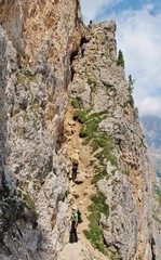 Klettersteig am Nuvolau, Dolomiten
