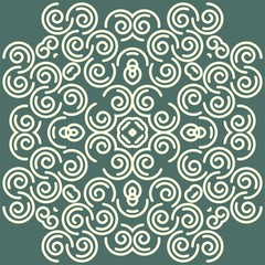  Abstract background with damask pattern