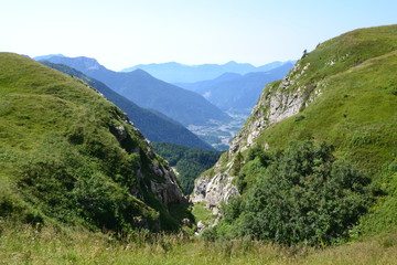 Fototapeta na wymiar Alpi Carniche - Panorama