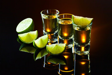tequila and lime