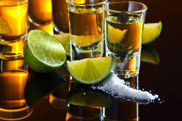 tequila and lime