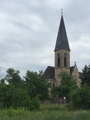 Fototapeta na wymiar Katholische Kirche in Pfedelbach