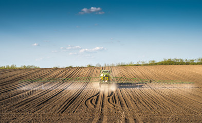  spraying on field
