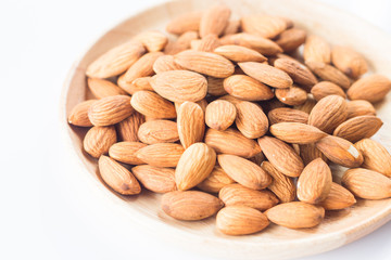 Almond grain roast on white kitchen table