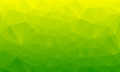 Fototapeta na wymiar Shades of green abstract polygonal geometric background. Low