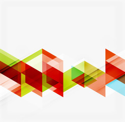 Obraz premium Abstract geometric background. Modern overlapping triangles
