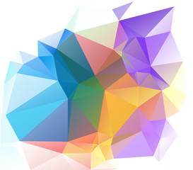 Abstract geometrical background