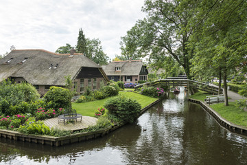 Obraz premium dutch venice of the north called Giethoorn