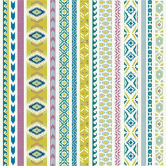 Seamless pattern. Vector illustration for tribal design. Ethnic motif. 