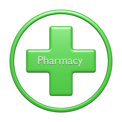 3d pharmacy symbol