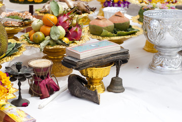 Buddha doctrine using in a Buddhism ceremony