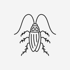 insect line icon