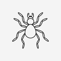 insect line icon