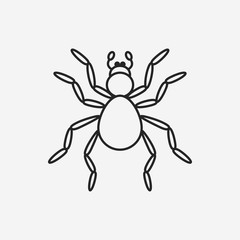 insect line icon