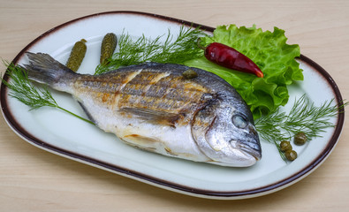 Grilled dorado