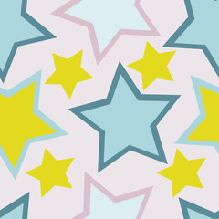 seamless background with star