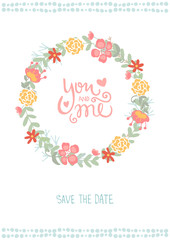 Romantic vintage card