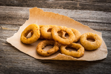 fried onion rings