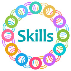 Skills Colorful Rings Circular 