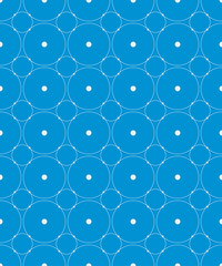 Fototapeta premium Seamless pattern with circles. Modern stylish texture. Vector