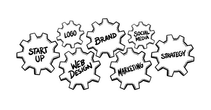 Promotional product launch concept vector