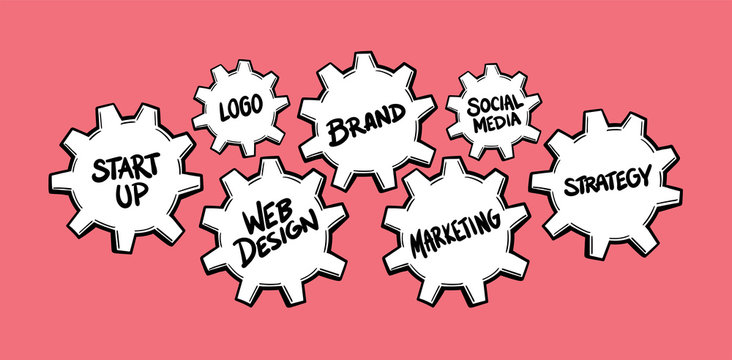 Promotional product launch concept vector