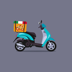 Scooter motorbike vector illustration