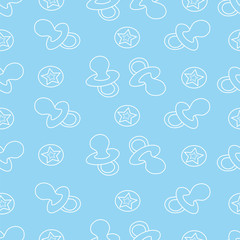 The ornament of pacifiers and balls