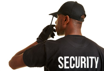 Security Mann vom Personenschutz