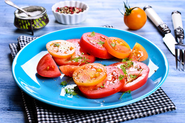 Salad of tomatoes