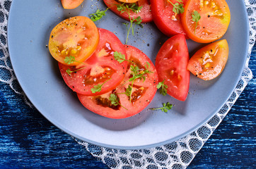Salad of tomatoes